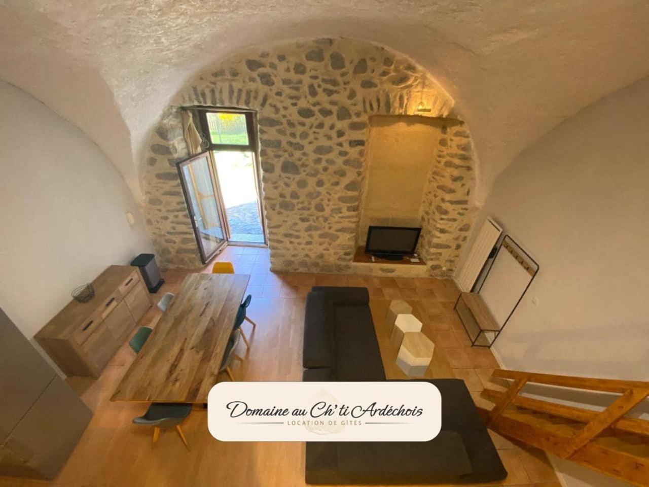 Gite De Groupe - Domaine Au Ch'Ti Ardechois Rochessauve Exterior foto