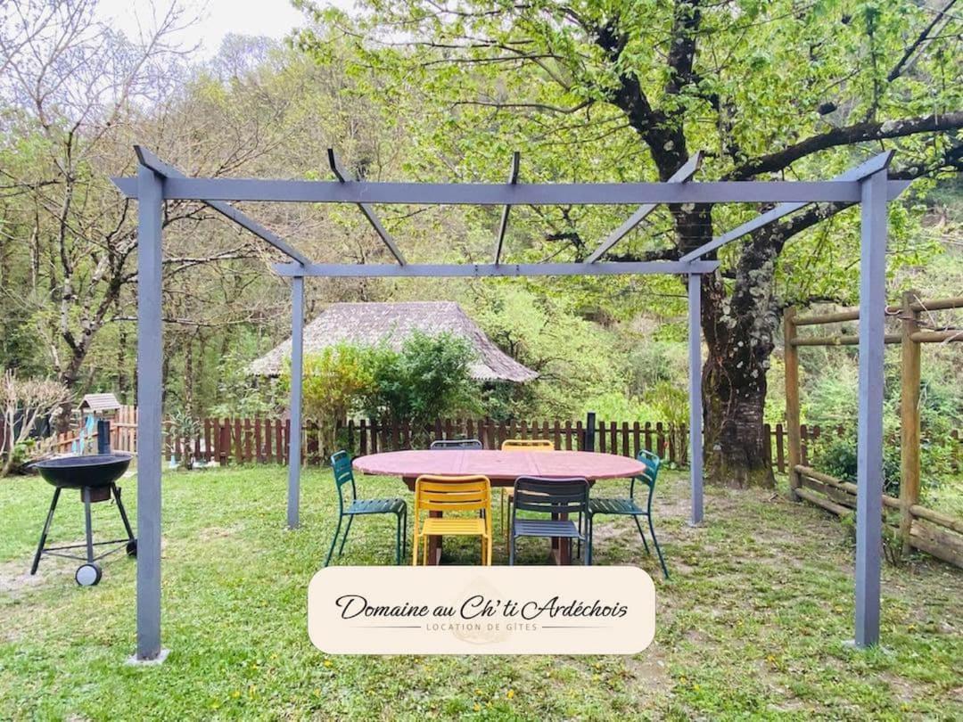 Gite De Groupe - Domaine Au Ch'Ti Ardechois Rochessauve Exterior foto