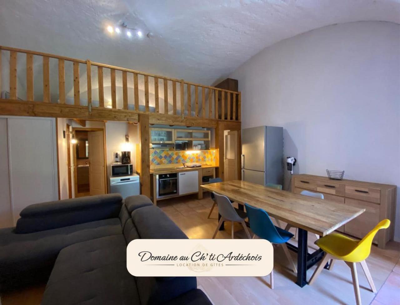 Gite De Groupe - Domaine Au Ch'Ti Ardechois Rochessauve Exterior foto