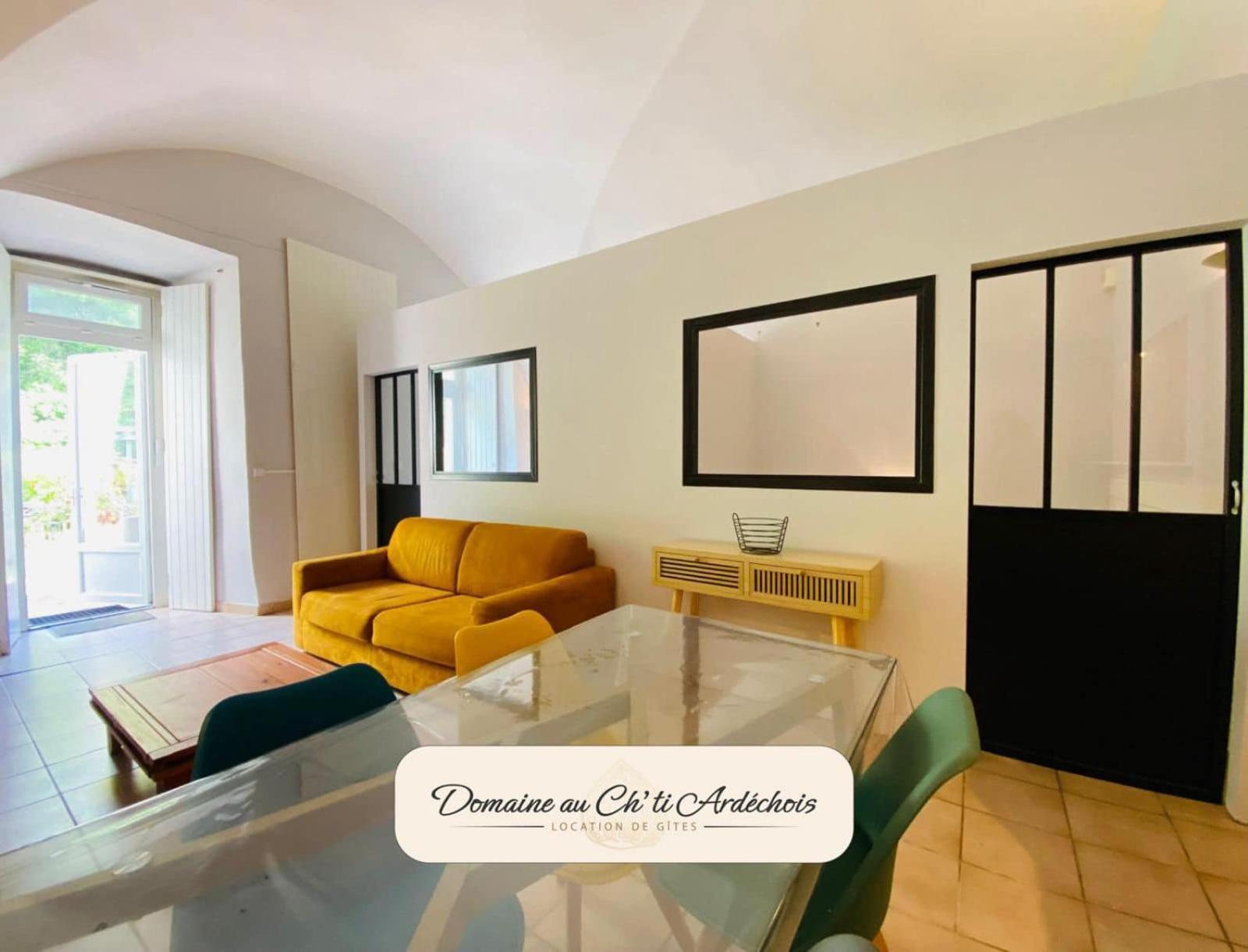Gite De Groupe - Domaine Au Ch'Ti Ardechois Rochessauve Exterior foto