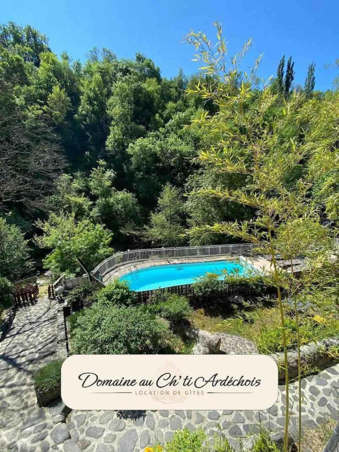 Gite De Groupe - Domaine Au Ch'Ti Ardechois Rochessauve Exterior foto